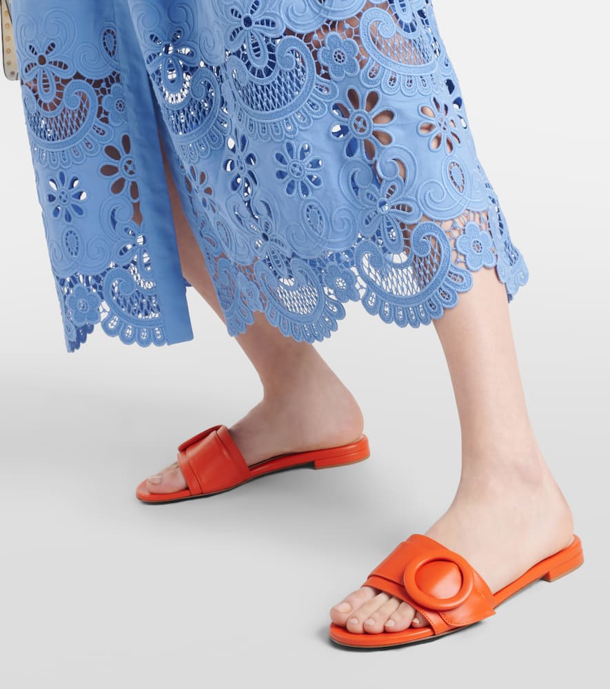 Gianvito Rossi Leather mules