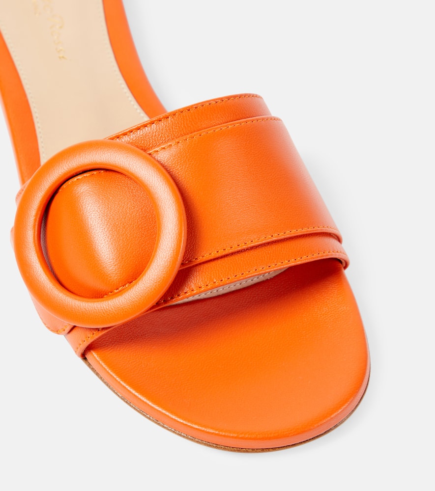 Gianvito Rossi Leather mules
