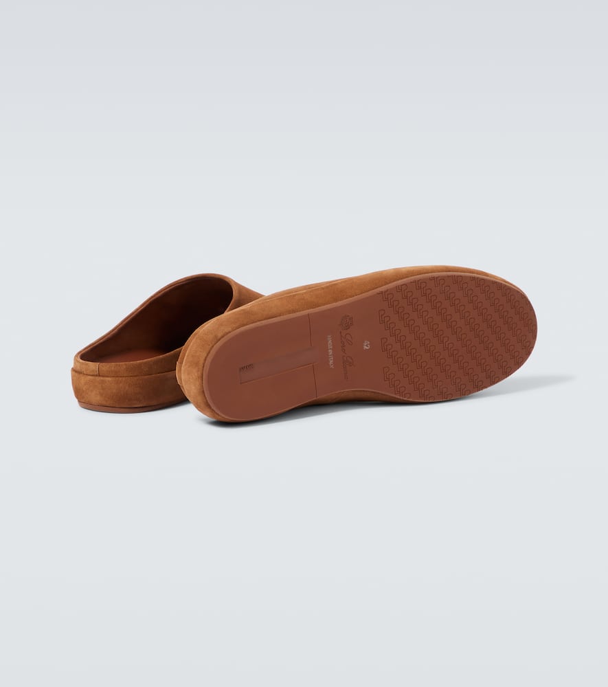 Loro Piana Suede mules