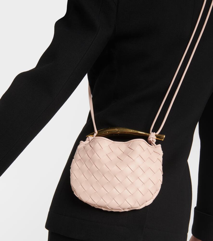 Bottega Veneta Sardine Intrecciato Baby leather crossbody bag