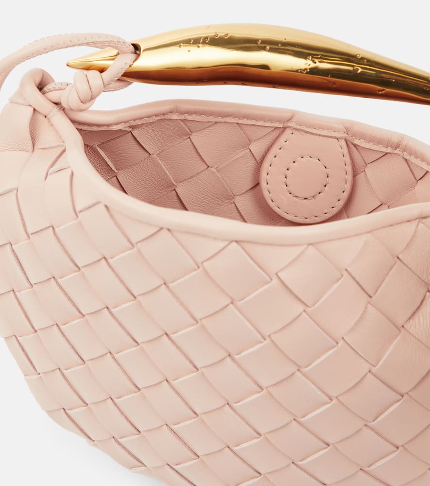 Bottega Veneta Sardine Intrecciato Baby leather crossbody bag