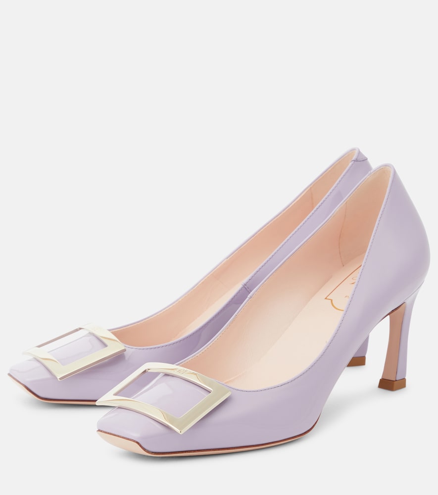 Roger Vivier Trompette 70 patent leather pumps