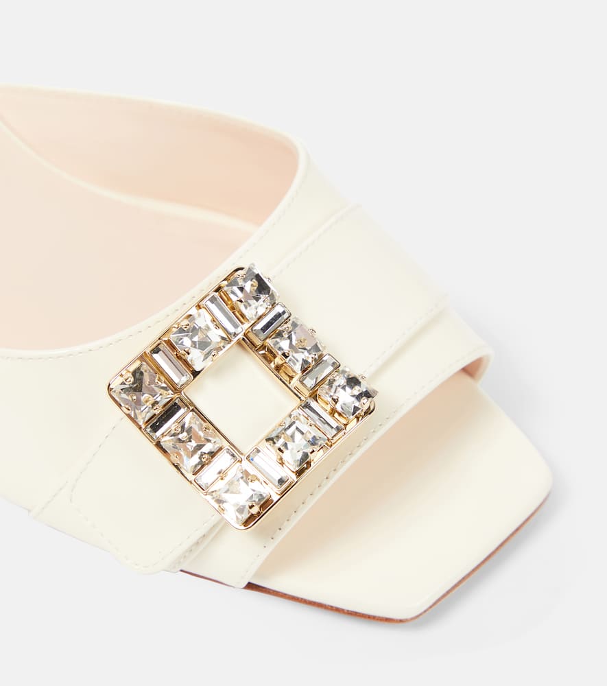 Roger Vivier BikiViv embellished patent leather mules