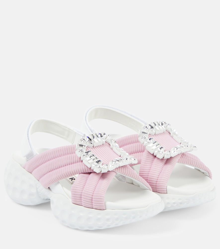Roger Vivier Viv' Run Light embellished sandals - Roger Vivier Viv' Run Light 装饰凉鞋
