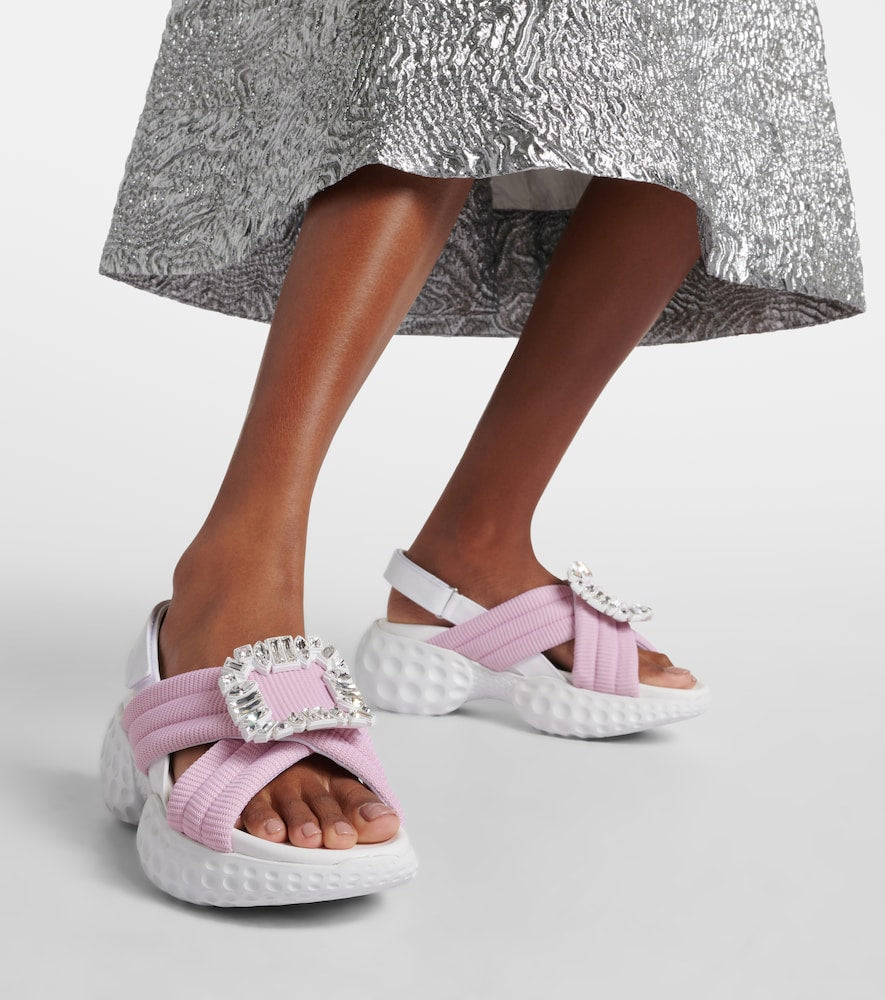 Roger Vivier Viv' Run Light embellished sandals