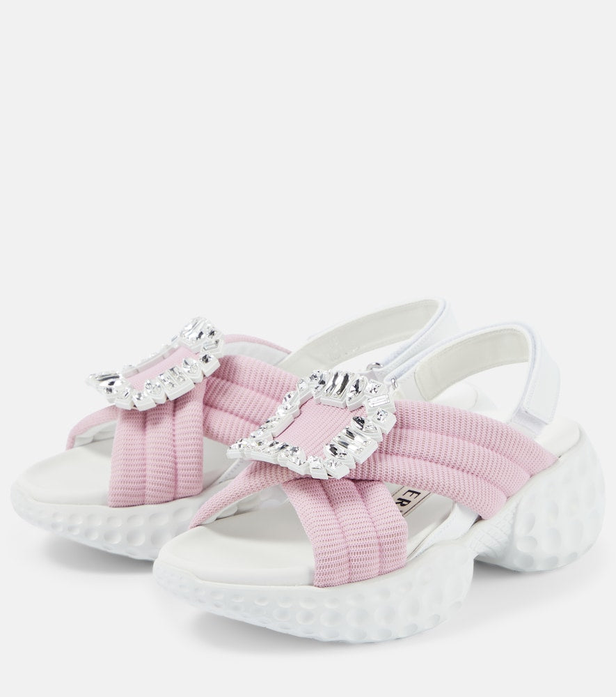 Roger Vivier Viv' Run Light embellished sandals