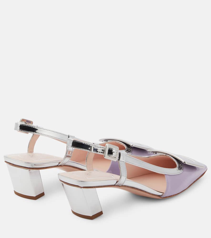 Roger Vivier Belle Vivier leather slingback pumps