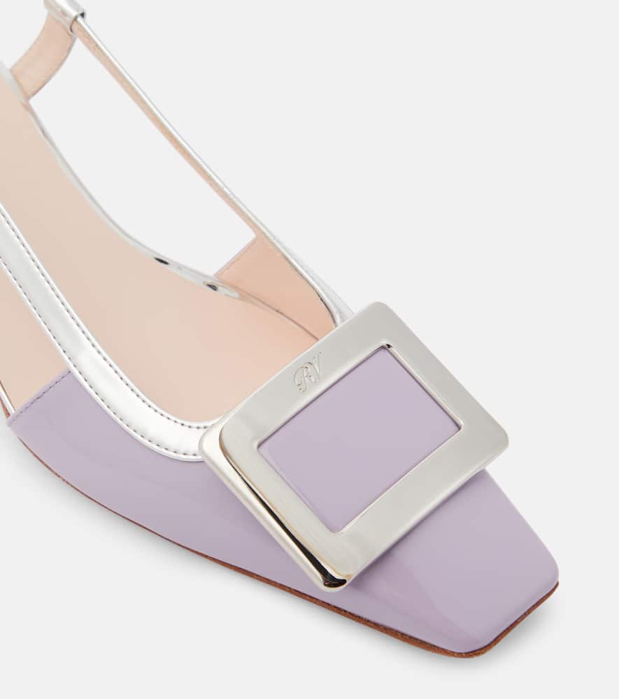 Roger Vivier Belle Vivier leather slingback pumps