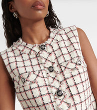 Veronica Beard Laurel cotton-blend tweed minidress