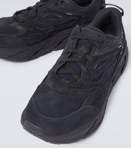 Hoka One One Clifton L suede sneakers