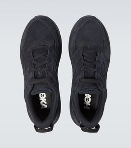 Hoka One One Clifton L suede sneakers