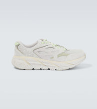 Hoka One One Clifton L suede sneakers