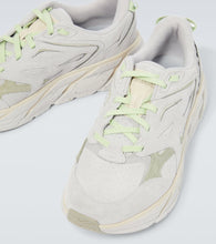Hoka One One Clifton L suede sneakers