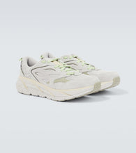 Hoka One One Clifton L suede sneakers