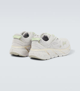 Hoka One One Clifton L suede sneakers