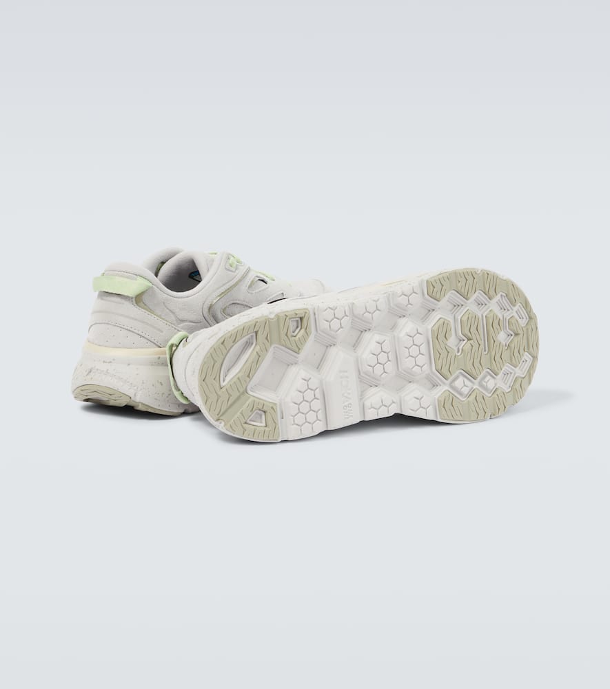 Hoka One One Clifton L suede sneakers