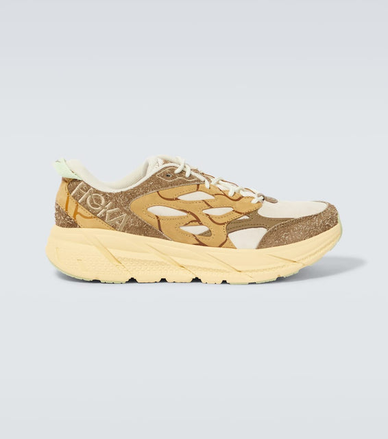 Hoka One One Clifton L suede sneakers