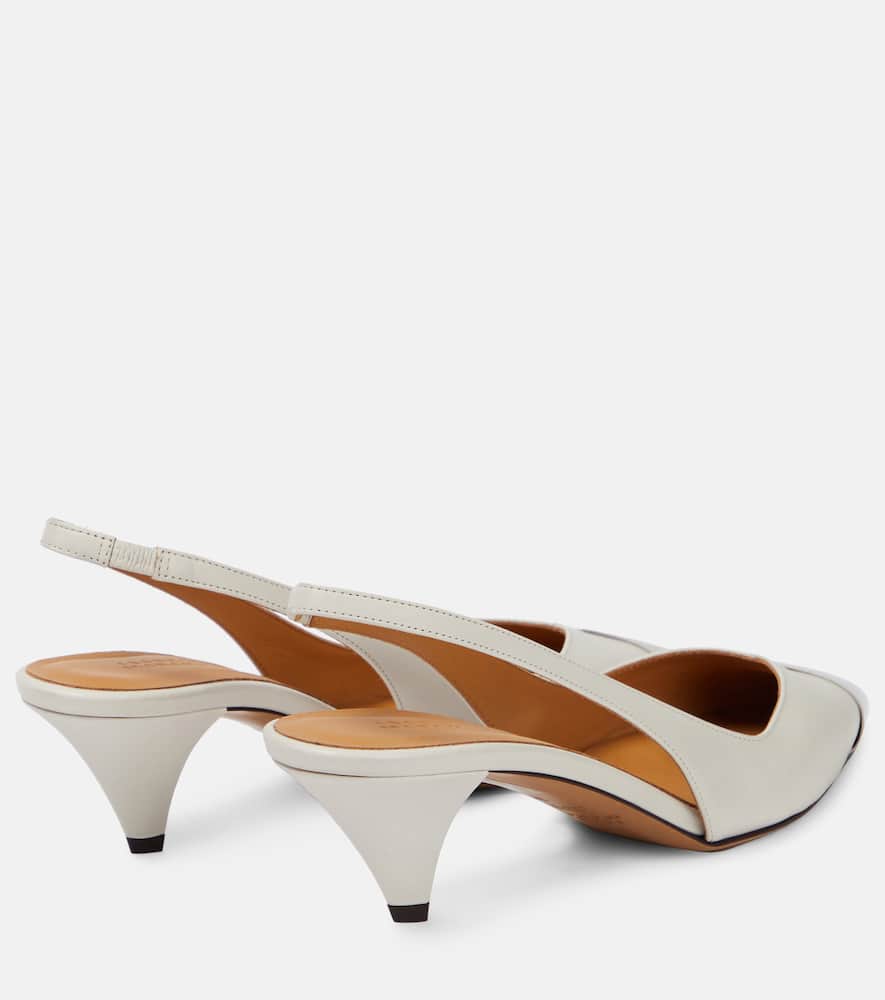 Isabel Marant Elina leather slingback pumps