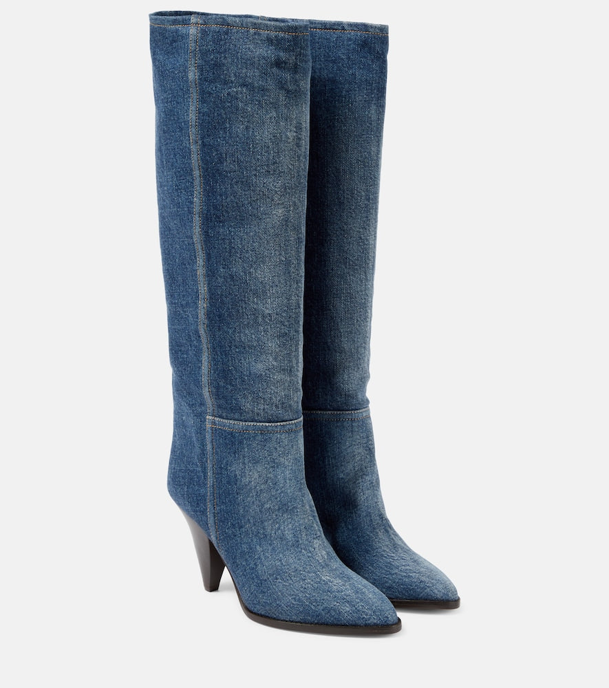 Isabel Marant Ririo denim knee-high boots - Isabel Marant Ririo 牛仔过膝长靴