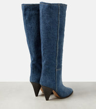 Isabel Marant Ririo denim knee-high boots