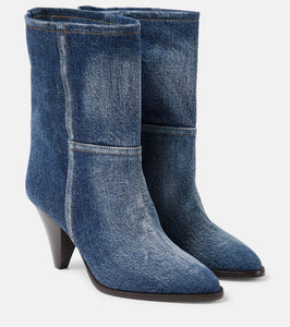 Isabel Marant Rouxa denim ankle boots