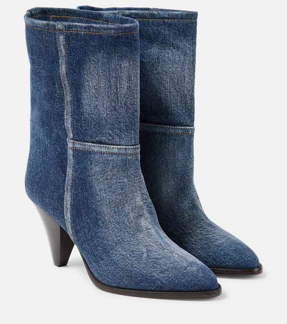 Isabel Marant Rouxa denim ankle boots
