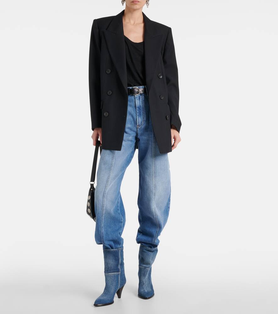 Isabel Marant Rouxa denim ankle boots