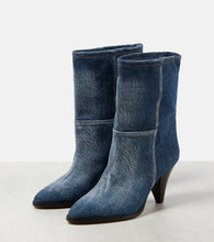 Isabel Marant Rouxa denim ankle boots