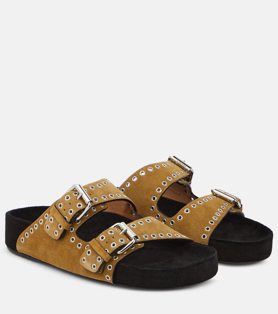 Isabel Marant Lennyo studded suede sandals - Isabel Marant Lennyo 铆钉绒面革凉鞋