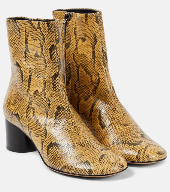 Isabel Marant Laeden leather ankle boots