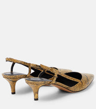 Isabel Marant Pilia leather slingback pumps