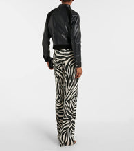 Tom Ford Cropped leather biker jacket