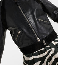 Tom Ford Cropped leather biker jacket