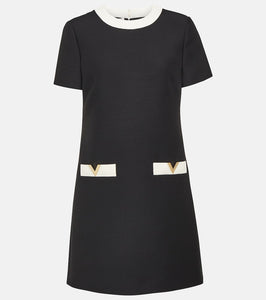 Valentino Wool and silk minidress
