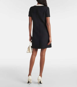 Valentino Wool and silk minidress