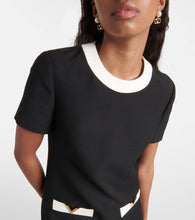 Valentino Wool and silk minidress