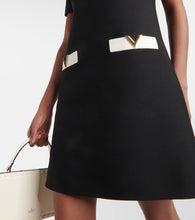 Valentino Wool and silk minidress