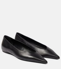 Toteme The Asymmetric leather ballet flats