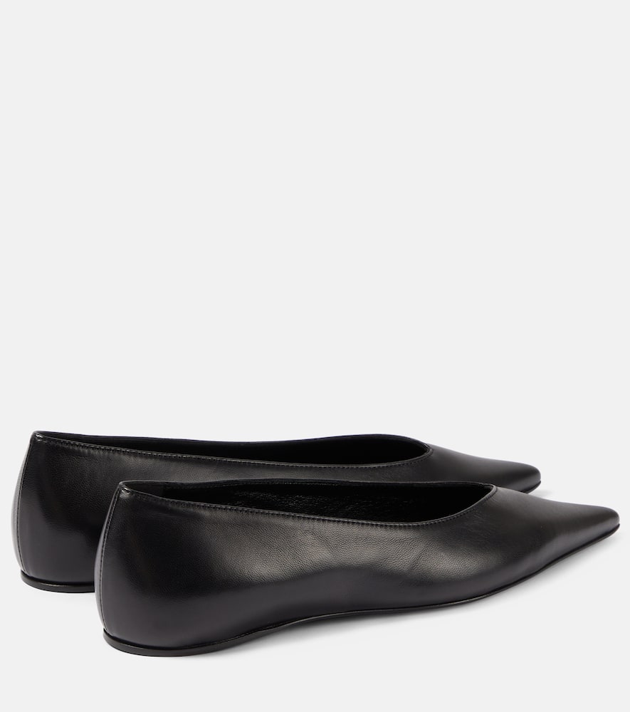 Toteme The Asymmetric leather ballet flats