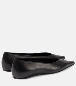 Toteme The Asymmetric leather ballet flats