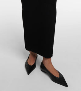 Toteme The Asymmetric leather ballet flats