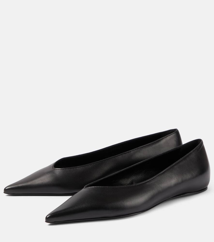 Toteme The Asymmetric leather ballet flats