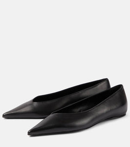 Toteme The Asymmetric leather ballet flats