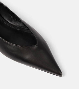 Toteme The Asymmetric leather ballet flats