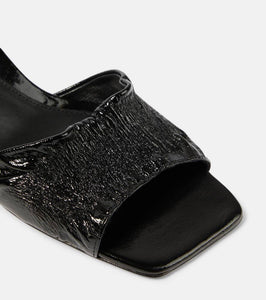 Toteme The Gathered Scoop-Heel leather sandals