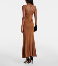 Tom Ford Halterneck jersey maxi dress