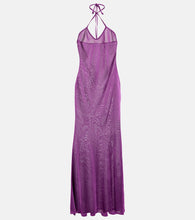 Tom Ford Halterneck jersey maxi dress. Tom Ford 挂脖平纹针织超长连衣裙