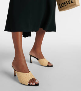 Victoria Beckham Raffia mules
