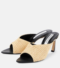 Victoria Beckham Raffia mules