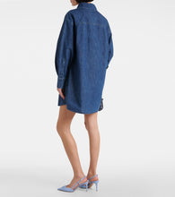 Valentino VGold chambray denim shirt dress